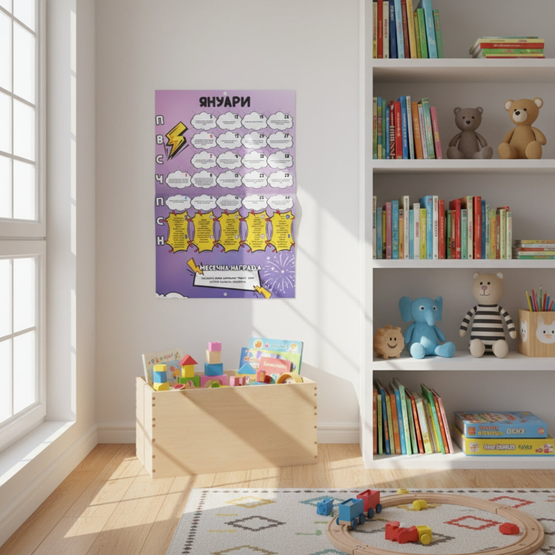 Ученически календар, който превръща навиците в игра